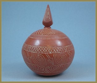 Round Caddo Style Pot - Small