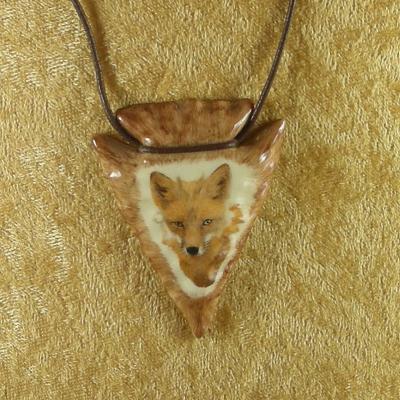 Fox Arrowhead Pendant