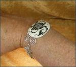 Acoma Pueblo Design -- Hand Painted Bracelet