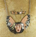 Butterfly Princess Necklace & Earring Se
