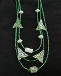 Celtic Knot bead Necklace Set