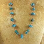 Necklace with Egyptian Paste and Glass