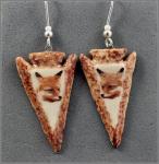 Fox Arrowhead Earrings