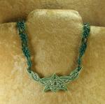 Celtic Knot Necklace - Green