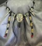 Alikchi Siti -  Raven Skull Necklace