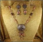 Swift Creek Rattle Bead Necklace Set