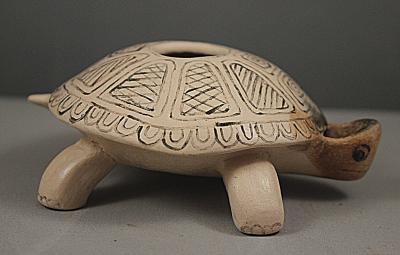 Turtle oil lamp
