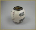 Ancient Designs Porcelain Pot