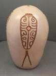 Deep Carved Snake Head Design Jar