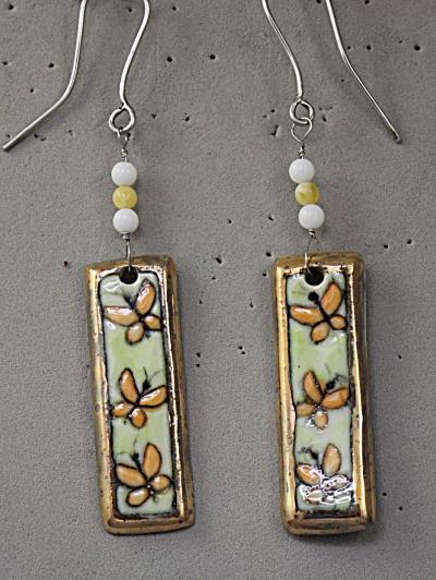 Hand Painted ButterdlyEarrings