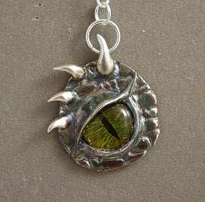 Dragon Eye PMC Pendant