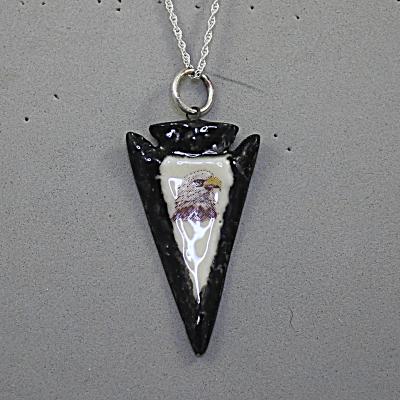 Wolf Arrowhead Necklace
