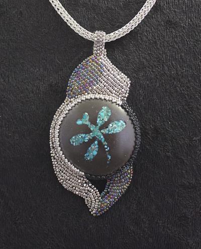 Dragonfly Design Medallion - TQ inlay