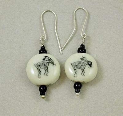 Mimbres Rabbit Earrings