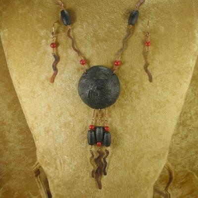 Swift Creek Rattle Bead Necklace