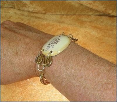 Mound Builder Design -- Flying Serpent Bracelet