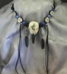 Triquetra -  Raven Skull Necklace